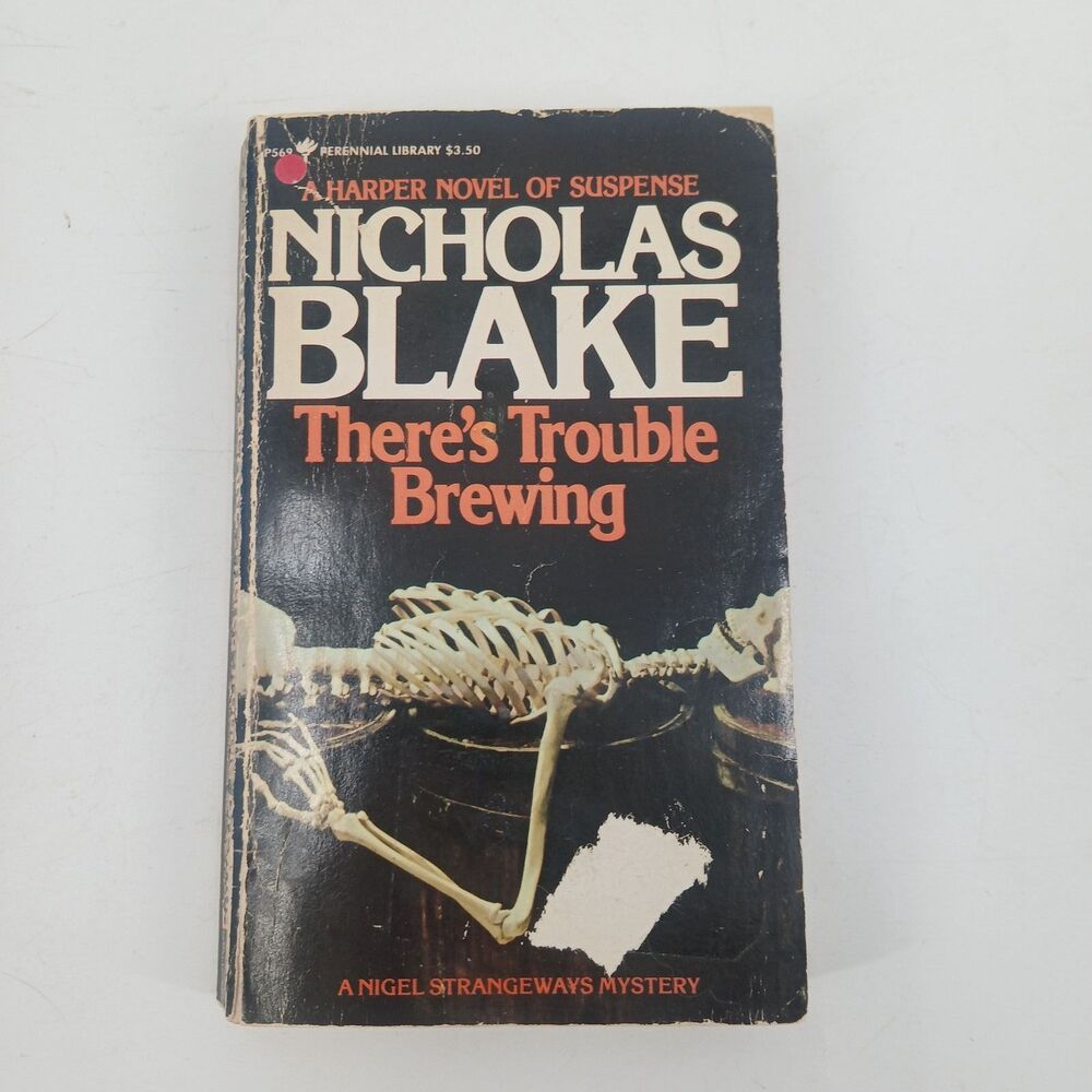There's Trouble Brewing Nicholas Blake Vintage Mystery Novel Book